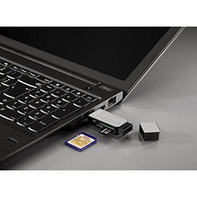 Hama USB 3.0 Card Reader SD/Micro SD Zilver Hama USB 3.0 Card Reader SD/Micro SD Zilver