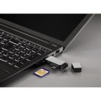 Hama USB 3.0 Card Reader SD/Micro SD Zilver - thumbnail