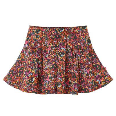 Kinderrokje met bloemenprint 92 meerkleurig Kinderrokje met bloemenprint 92 meerkleurig