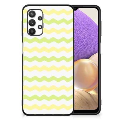 Samsung Galaxy A32 5G Back Case Waves Yellow