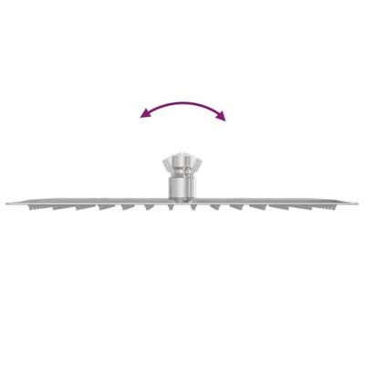 Regendouchekop rechthoekig 30x20 cm roestvrij staal 304