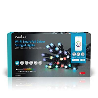 Nedis WIFILP01C48 Smartlife Decoratieve Led Feestverlichting Wi-fi Rgb 48 Led&apos;s 10.80 M Android™ / Ios
