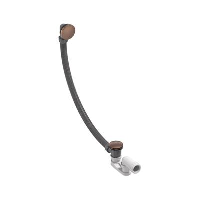 Badoverloopset MAY Incl. Sifon Geborsteld Mat Koper PVD Badoverloopset MAY Incl. Sifon Geborsteld Mat Koper PVD