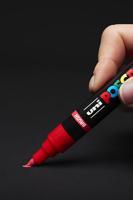 Uni Posca paintmarker PC-5BR, 1 - 4 mm, penseel punt, blister van 16 stuks - thumbnail
