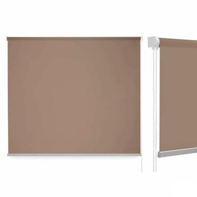 Rolgordijn 180 x 180 cm Beige Stof Plastic (6 Stuks)