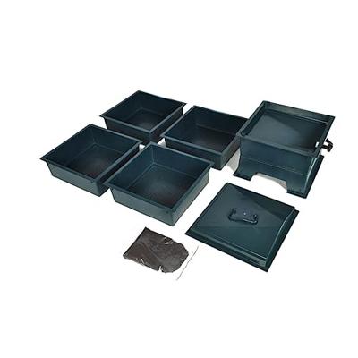 Wormenbak 4-laags 42x42x60 cm Wormenbak 4-laags 42x42x60 cm