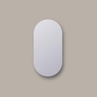 Spiegel Sanicare Q-Mirrors 70x120 cm Ovaal/Rond incl. ophangmateriaal Sanicare - thumbnail