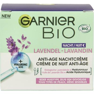Garnier Skinactive Face Anti-Age Lavendel Nachtcrème - alle huidtypes, zelfs de gevoelige - 50 ml