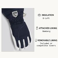 Hestra Heli Ski Female 5 Finger Handschoen Dames Navy / Offwhite 6 - thumbnail