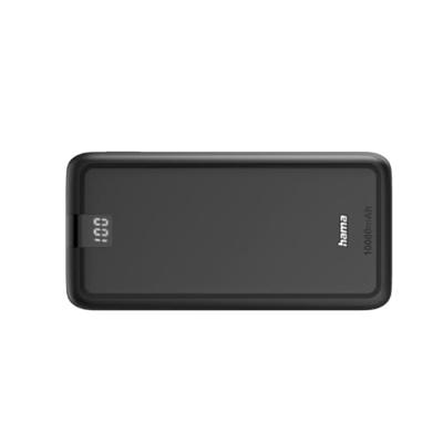 Hama Performance 10 Power Pack 10000 mAh 3 Outputs:USB-C 2x USB-A Powerbank Grijs