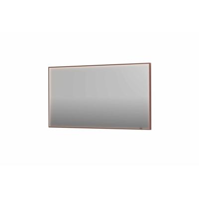 Spiegel INK SP19 140x4x80 cm incl. direct LED-Verlichting Rondom en Spiegelverwarming Geborsteld Koper