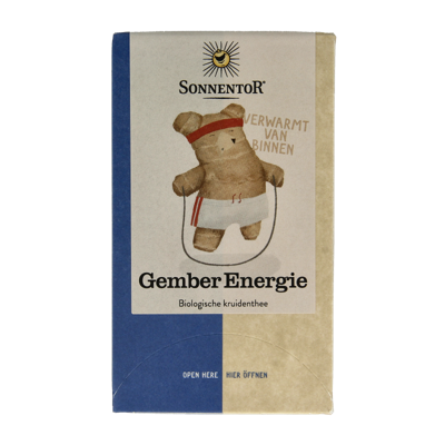 Gember energie thee bio 18 Zakjes