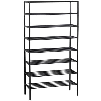 WOOOD Schoenenrek 'Ferro' Stapel van 4 stuks, kleur Zwart