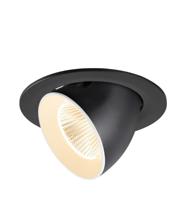 SLV InbouwspotNuminos Gimble L zwart/wit 2700K - 40gr - 1009707 - thumbnail