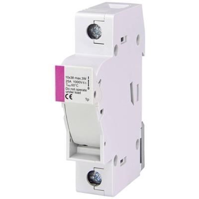ETI Elektrotechnik 002540201 EFH 10 DC 1p Zekeringhouder Geschikt voor Buiszekering 10.3 x 38 mm 25 A 1000 V 1 stuk(s)