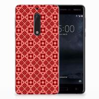 Nokia 5 | TPU bumper | Batik Rood - thumbnail