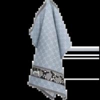 Bunzlau Castle Bunzlau Castle Cows theedoek 65x65 Grey-Blue - thumbnail