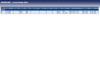 Remschijf ADG04383 - thumbnail