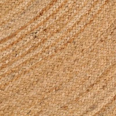VidaXL Tapijt rond 210 cm gevlochten jute