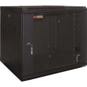 WP Rack WPN-RWB-09605-B Wandbehuizing Glasdeur 9U Zwart - 600x500x500mm (BxHxD)