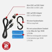 Brennenstuhl ledlamp "oli 400 as battery-powered solar out oli 400 as - thumbnail
