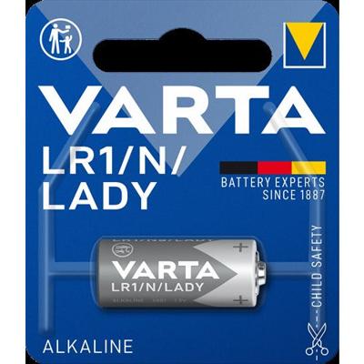 Varta ALKALINE Spec..LR1/N/Lady Bli1 N batterij (lady) Alkaline 850 mAh 1.5 V 1 stuk(s)