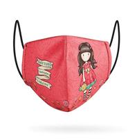 Hygiënisch en herbruikbaar gezichtsmasker gemaakt van stof Gorjuss Rood - thumbnail