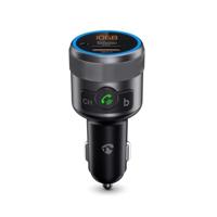 Nedis FM-Audiotransmitter voor Auto | Gefixeerd | Handsfree bellen | 1 " | Amber-Scherm | Bluetooth® | PD 18 W / PD 24 W | Snelladen | Bass boost | - thumbnail