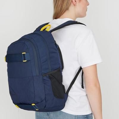 New Rebels - Otis - Stanford Rugtas 20L - Duotone - duurzaam waterafstotend polyester - 15.6" laptop - Navy