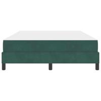 Boxspringbed met matras Donkergroen 160 x 200 cm Fluweel - thumbnail