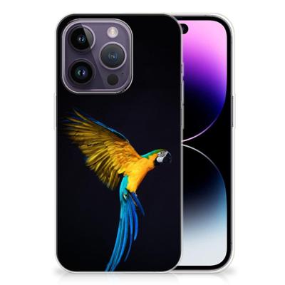 Apple iPhone 14 Pro | TPU Hoesje | Papegaai Apple iPhone 14 Pro | TPU Hoesje | Papegaai