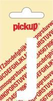 Plakletter Nobel Sticker witte letter J Pickup - Pickup - thumbnail