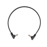 RockBoard Flat Power Cable voedingskabel voor gitaareffecten haaks 30 cm - thumbnail