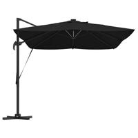 VidaXL Parasol zwart 352 x 251 x 265 cm polyester en aluminium - thumbnail