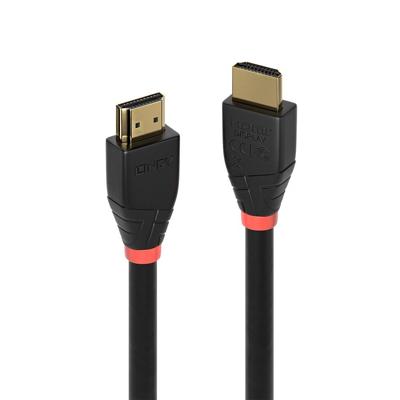 LINDY 41073 HDMI-kabel HDMI Aansluitkabel HDMI-A-stekker, HDMI-A-stekker 20.00 m Zwart 4K UHD