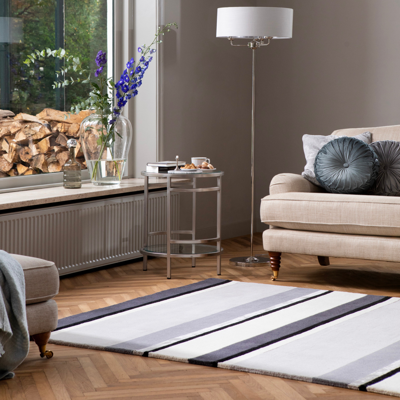 Laura Ashley - Eaton-Charcoal 81004 - 140x200 cm Vloerkleed Laura Ashley - Eaton-Charcoal 81004 - 140x200 cm Vloerkleed