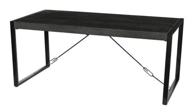Livingfurn Eettafel 'Norris' Mangohout en staal, 220 x 100cm Livingfurn Eettafel 'Norris' Mangohout en staal, 220 x 100cm