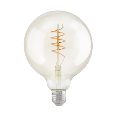 Lichtbron Vintage spiraal E27 G125 270LM 2200k