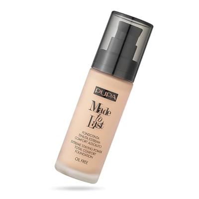 Pupa Milano - Pupa Made To Last Total Comfort Foundation SPF10 30ml 040 Medium Beige Dames Pupa Milano - Pupa Made To Last Total Comfort Foundation SPF10 30ml 040 Medium Beige Dames