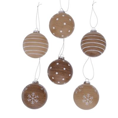 Boltze Home Kerstbal warel glas ø8cm