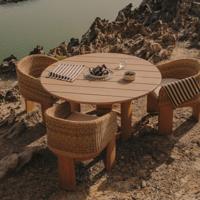 Kave Home Ronde Eettafel 'Xoriguer' Eucalyptushout, 140cm - thumbnail