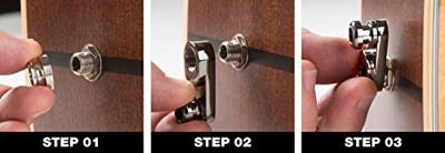 MusicNomad MN271 Acousti-Lok Strap Adapter for Metric Output Jacks voor elektrisch-akoestische gitaar