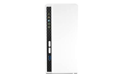 QNAP TS-233 data-opslag-server NAS Tower ARM Cortex-A55 2 GB 0 TB QNAP QTS Wit