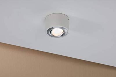 Paulmann 79708 Argun LED-plafondlamp LED 4.8 W Aluminium (geborsteld), Wit (mat) Paulmann 79708 Argun LED-plafondlamp LED 4.8 W Aluminium (geborsteld), Wit (mat)