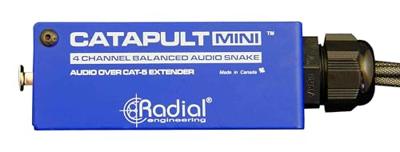 Radial Catapult Mini TX audio converter analoog naar Cat 5