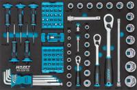 HAZET Gereedschapset 163-329/100 | 1/4 inch (6,3 mm) vierkant hol, 3/8 inch (10 mm) vierkant hol, 1/2 inch (12,5 mm) vierkant hol, 1/4 inch (6,3 mm) - thumbnail