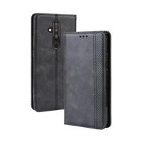 Magnetische gesp retro Crazy Horse textuur horizontale Flip lederen case voor Nokia X71/8 1 Plus met houder & card slots & fotolijst (zwart) - thumbnail