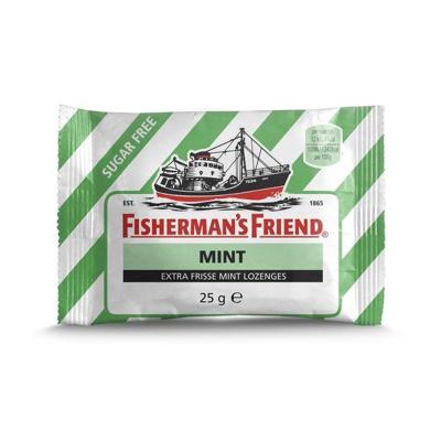 Keelpastilles fishermans friend mint suikervrij | 24 stuks