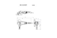 Metabo Grote haakse slijper WE 24-230 MVT - 606469260 - thumbnail