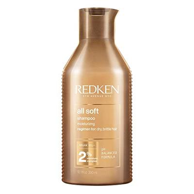 Redken All Soft Shampoo 300ml - Hydrateert & Verzacht Droog Haar